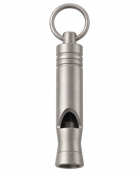Titanium Whistle Charm Tool Survival Outdoor
